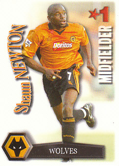 Shaun Newton Wolverhampton Wanderers 2003/04 Shoot Out #351